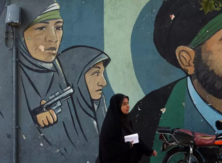 Un murale in Iran