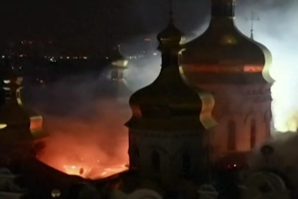 Cattedrale in fiamme