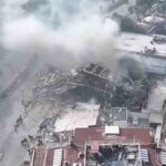 Terremoto in Venezuela, la città fantasma de La Guaira ripresa dall'elicottero: decine di condomini crollati