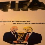 Mondiali: Infantino e Trump con la coppa a forma di teschio, Laika realizza due nuove opere di protesta contro la Fifa