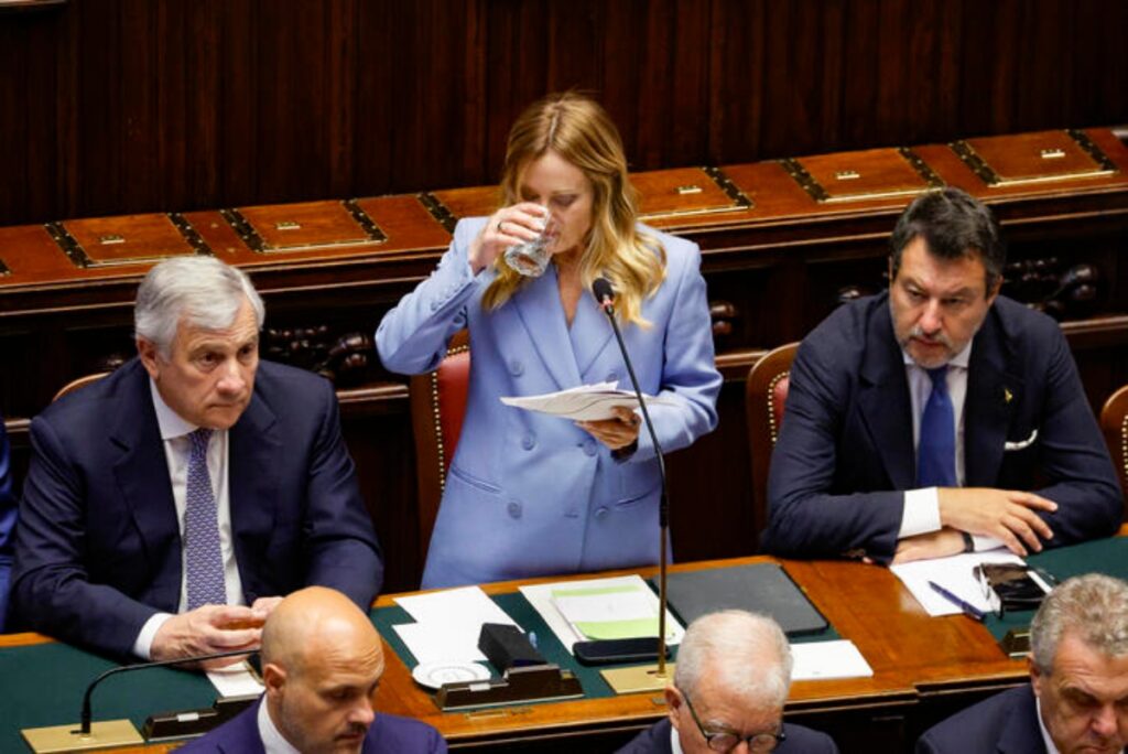 meloni al senato