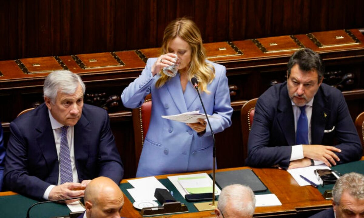 meloni al senato