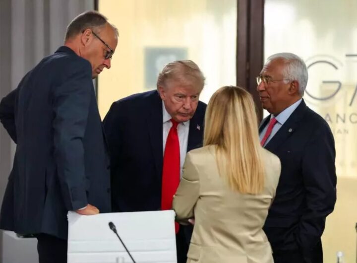 Meloni e Trump al G7