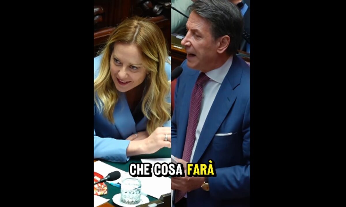 Il video pubblicato sui social da Giuseppe Conte