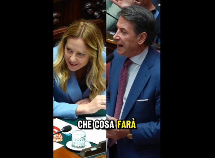 Il video pubblicato sui social da Giuseppe Conte
