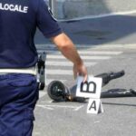 monopattino incidente