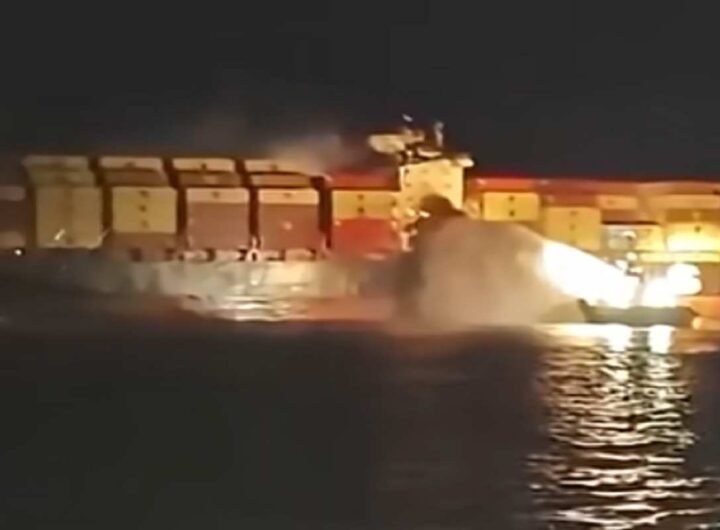La nave Msc colpita dai razzi dei pasdaran