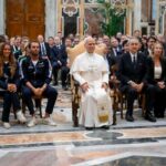 azzurri nuoto dal papa