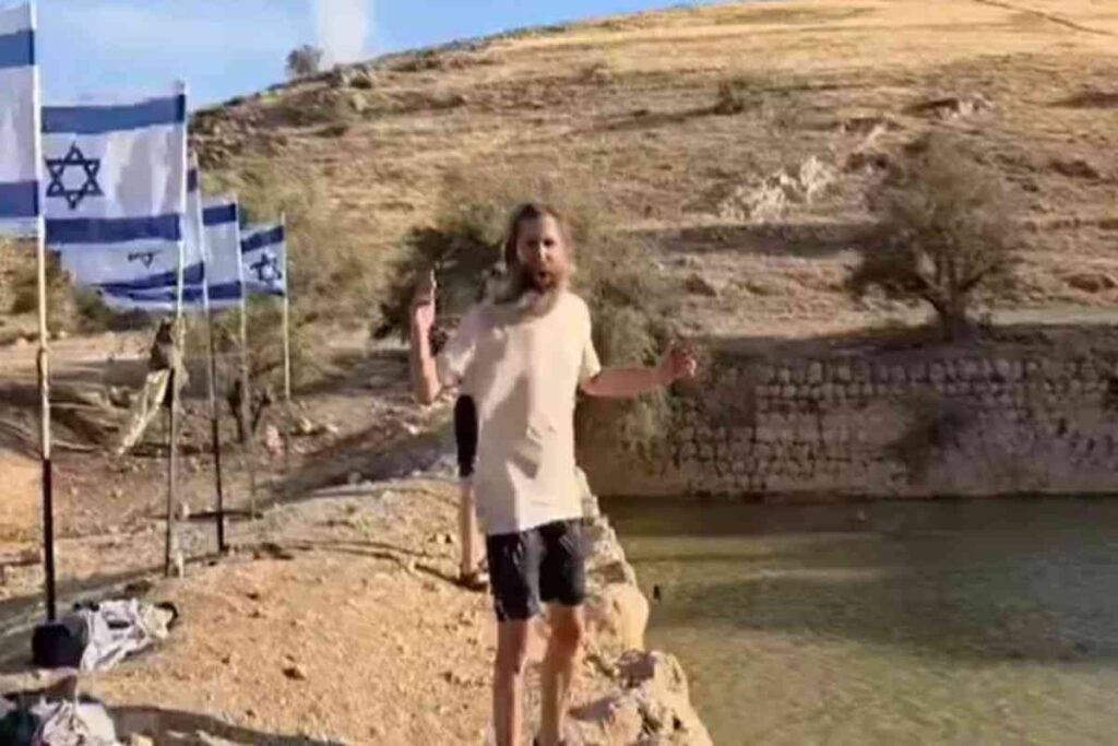 Il sito archeologico trasformato in piscina in Cisgiordania