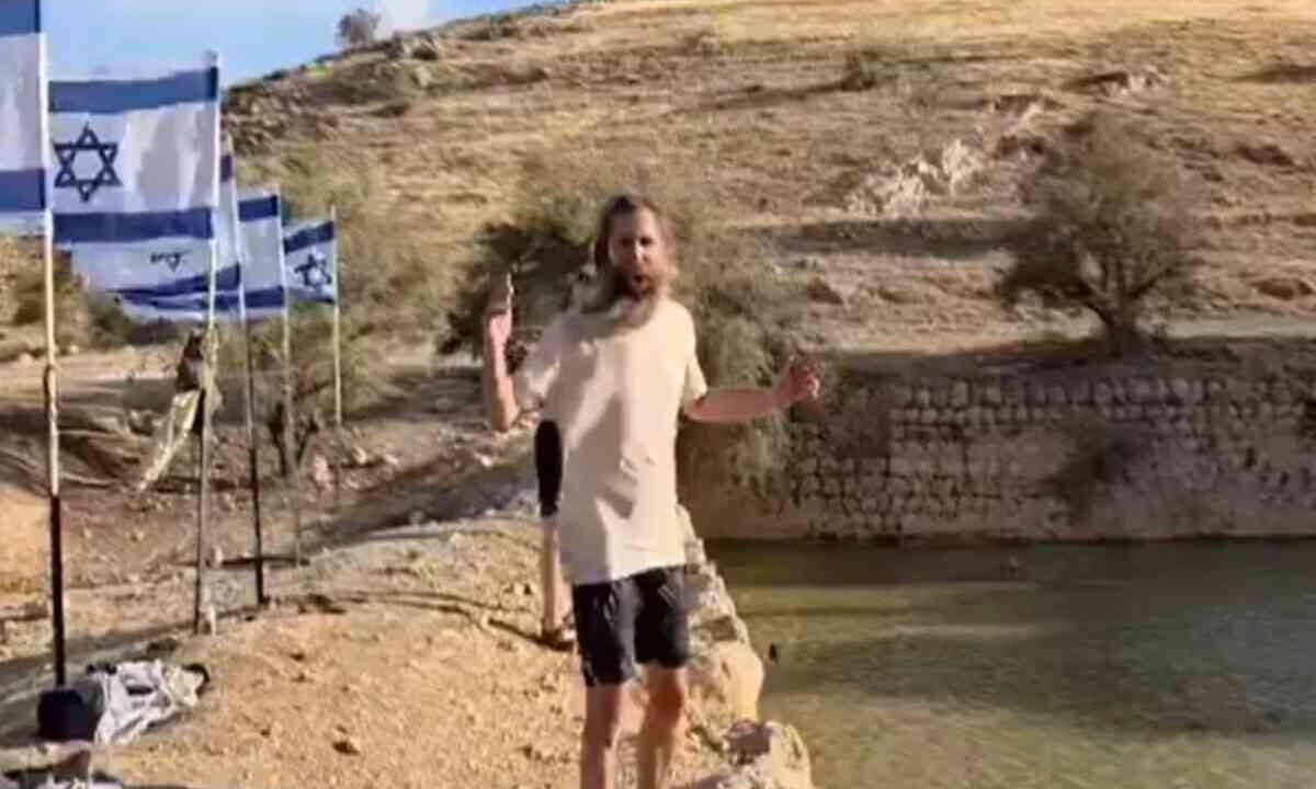 Il sito archeologico trasformato in piscina in Cisgiordania
