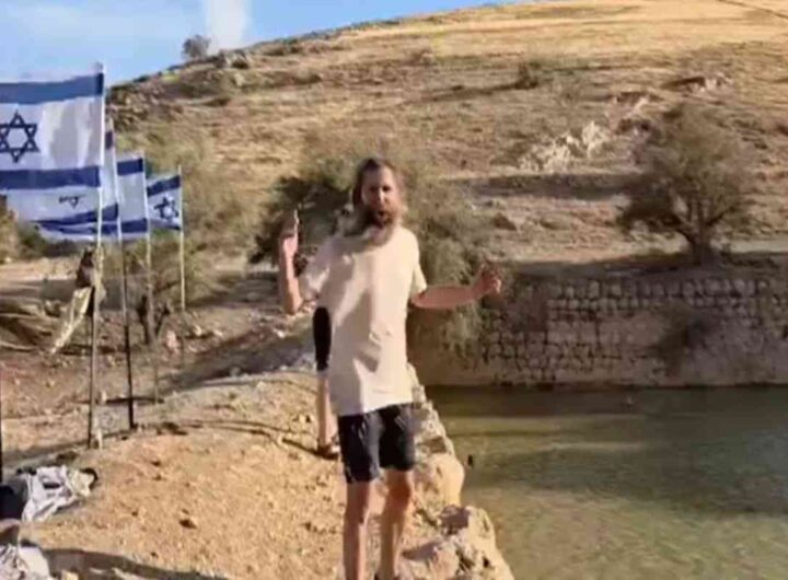 Il sito archeologico trasformato in piscina in Cisgiordania