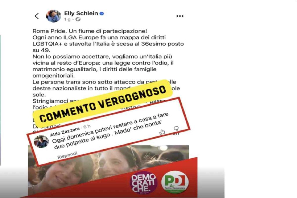 La frase sessista rivolta alla Schlein