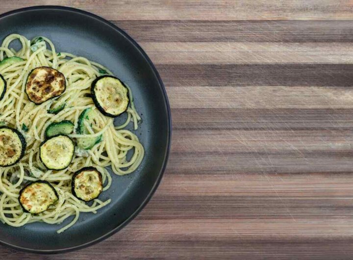 spaghetti zucchine e limone