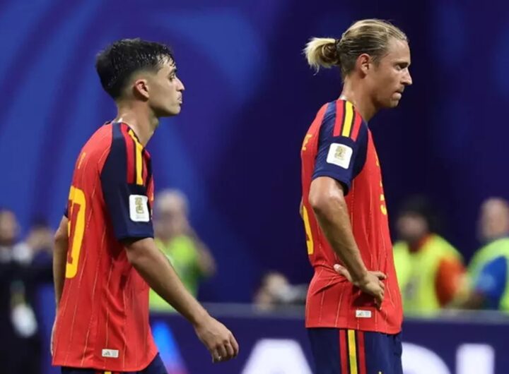 La nazionale spagnola dopo il pareggio contro Capo Verde