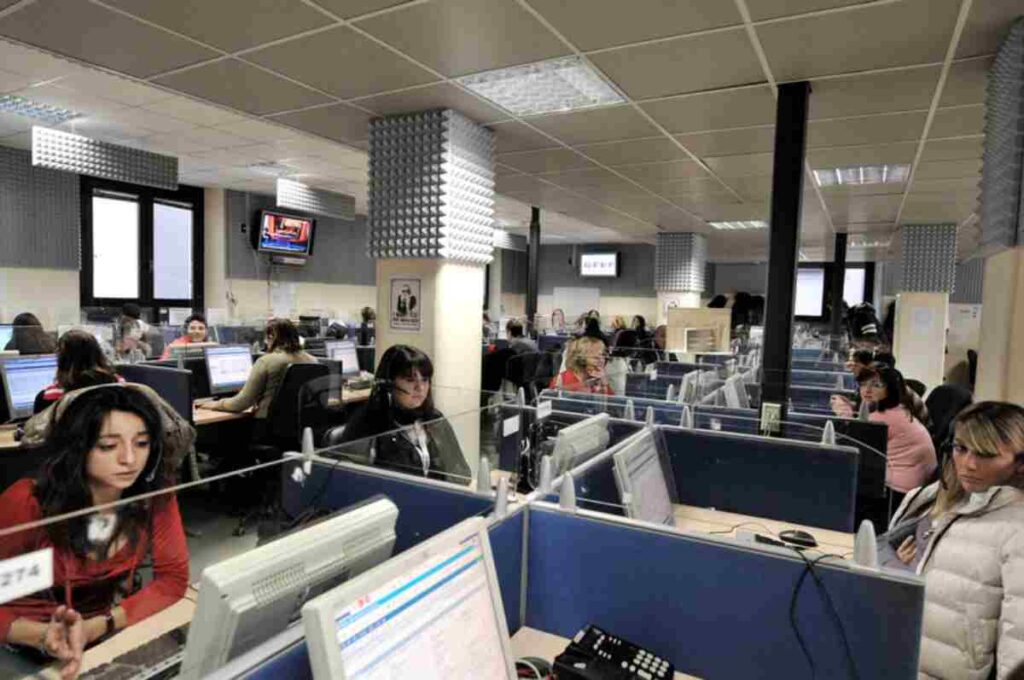 Un'azienda di telemarketing