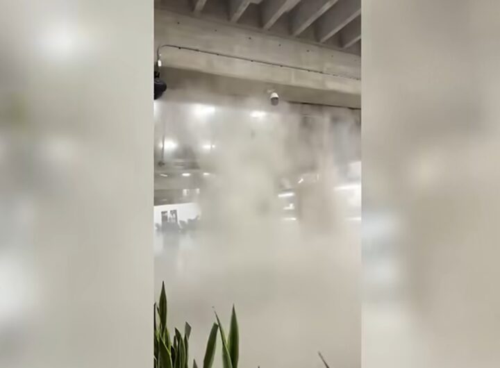 Il momento del terremoto in Venezuela