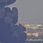 Incendio a Houston in Texas
