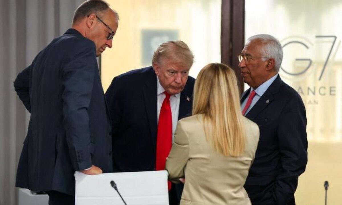 trump meloni g7