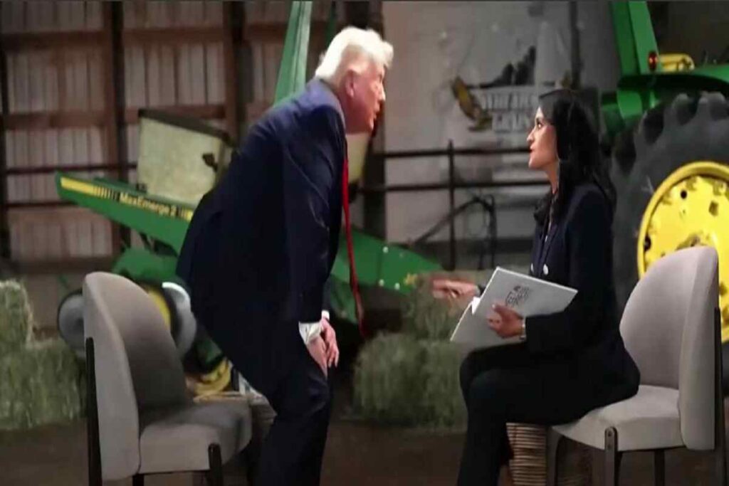 Trump interrompe l'intervista con la Nbc: "Chiudiamola qui, ne ho abbastanza". E si toglie il microfono