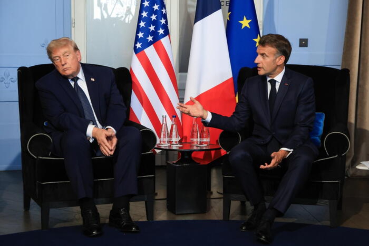 trump macron