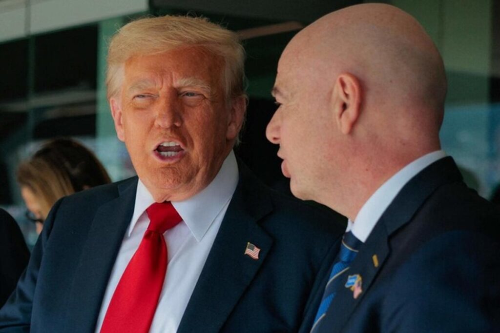Donald Trump e Infantino