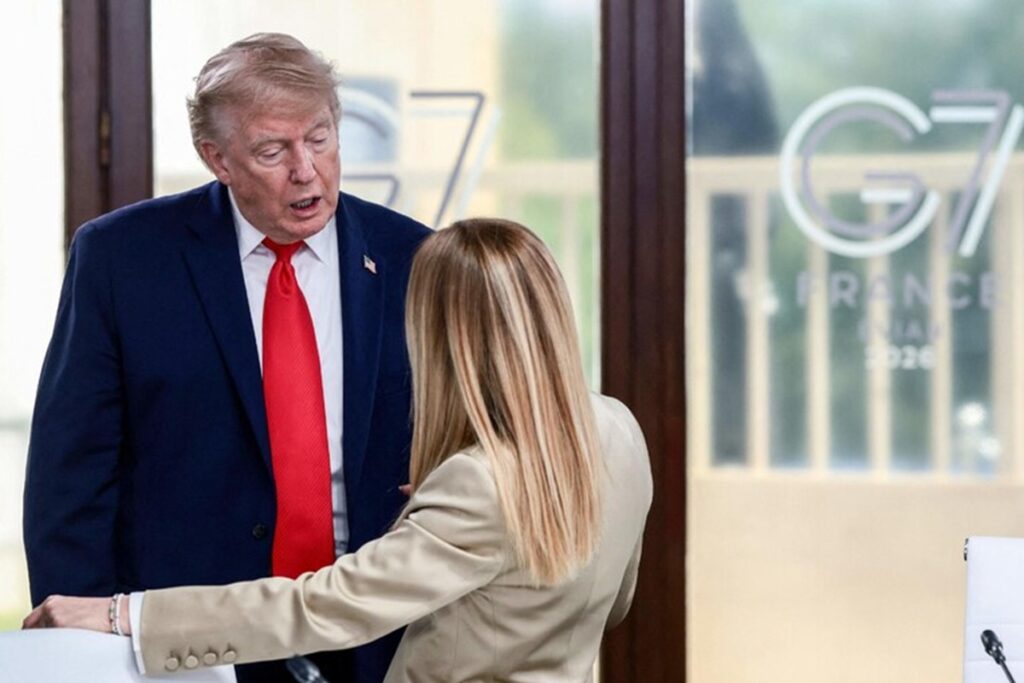 Donald Trump e Giorgia Meloni