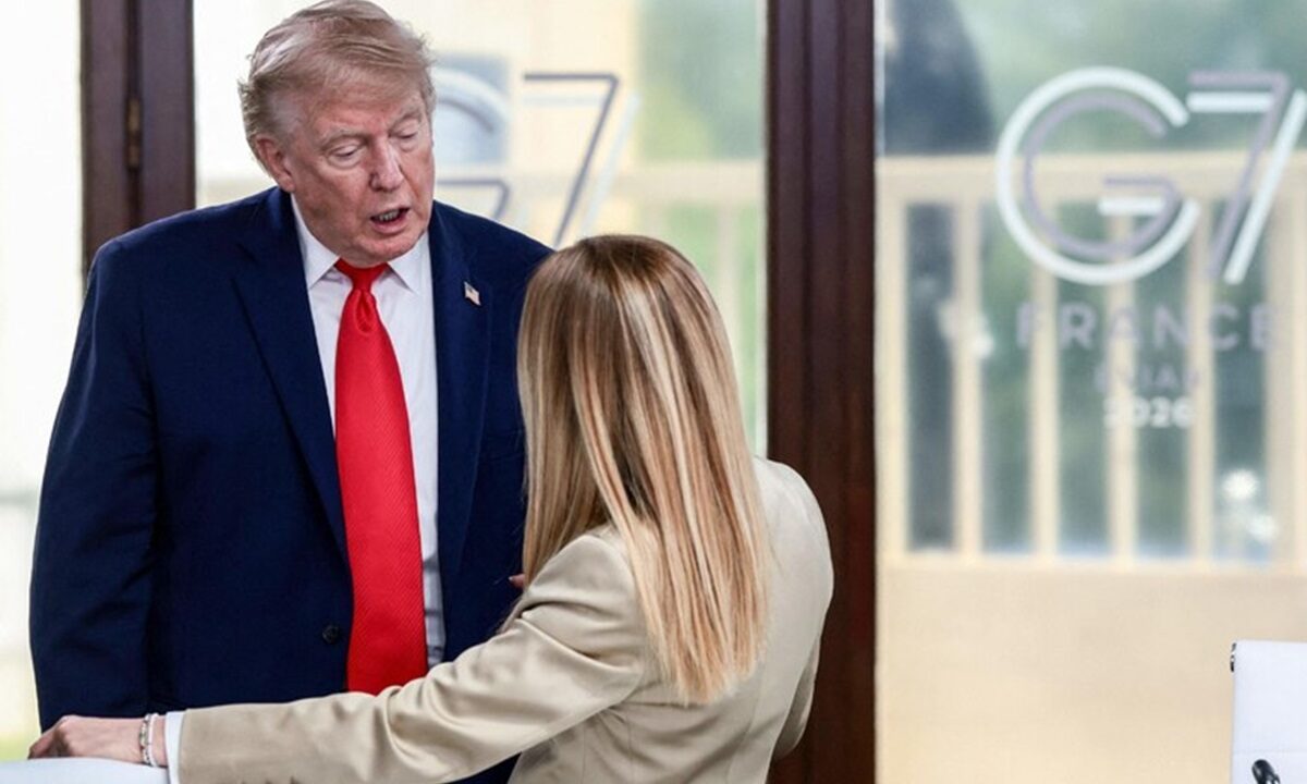 Donald Trump e Giorgia Meloni