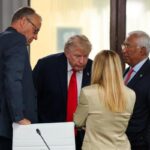 Siparietto tra Donald Trump e Giorgia Meloni