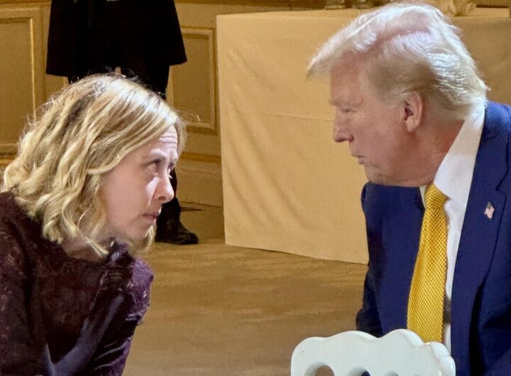 Donald Trump e Giorgia Meloni