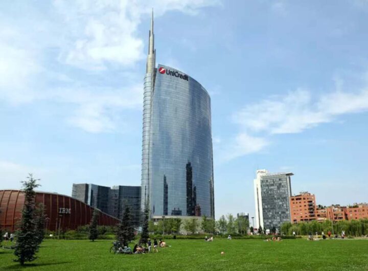 Il palazzo di Unicredit