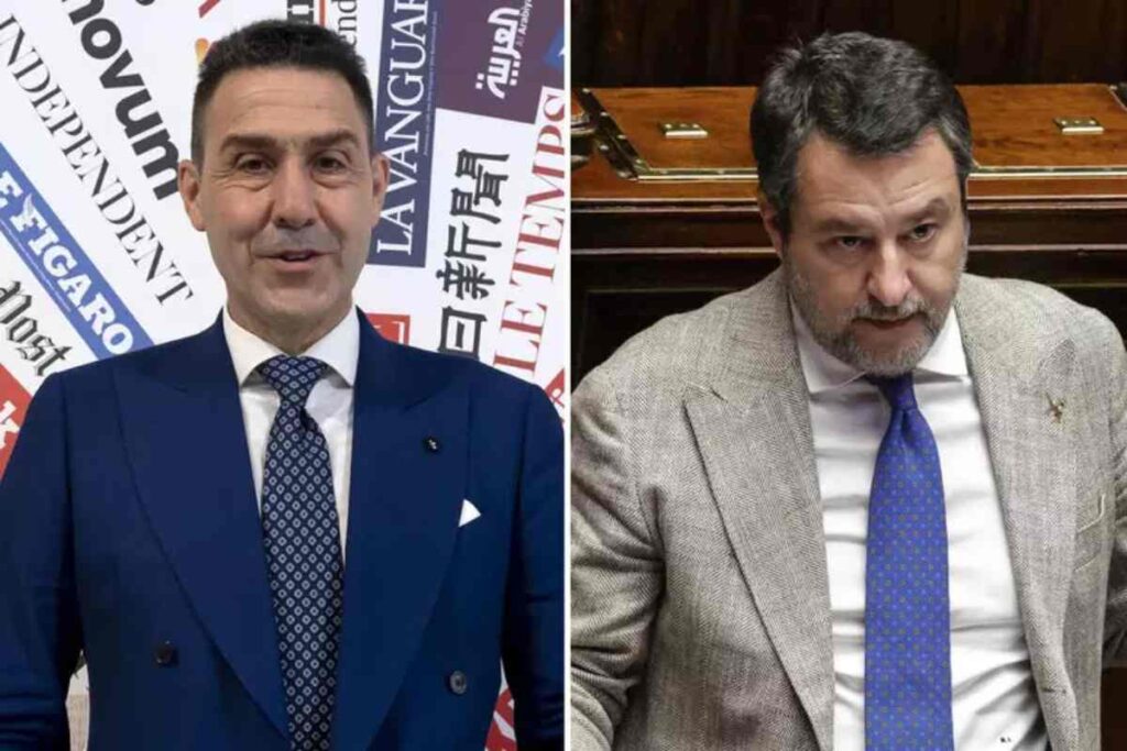 Roberto Vannacci e Matteo Salvini