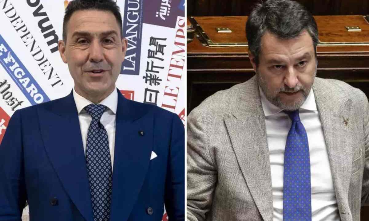 Roberto Vannacci e Matteo Salvini
