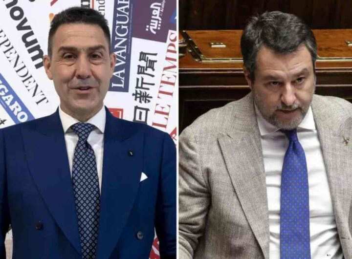 Roberto Vannacci e Matteo Salvini
