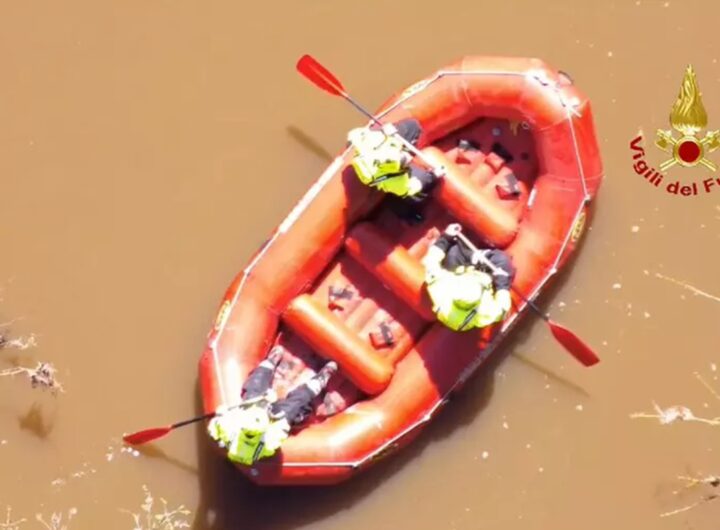 Le ricerche in un fiume