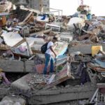 Una casa devastata dal sisma in Venezuela