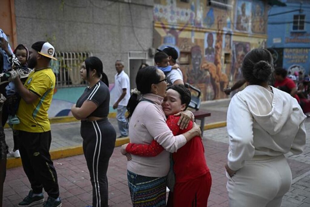Le prime immagini del dopo terremoto in Venezuela
