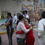 Le prime immagini del dopo terremoto in Venezuela