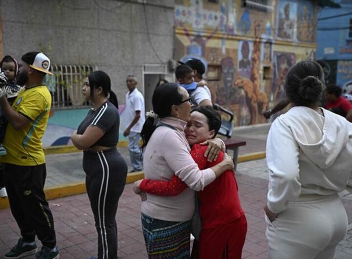 Le prime immagini del dopo terremoto in Venezuela