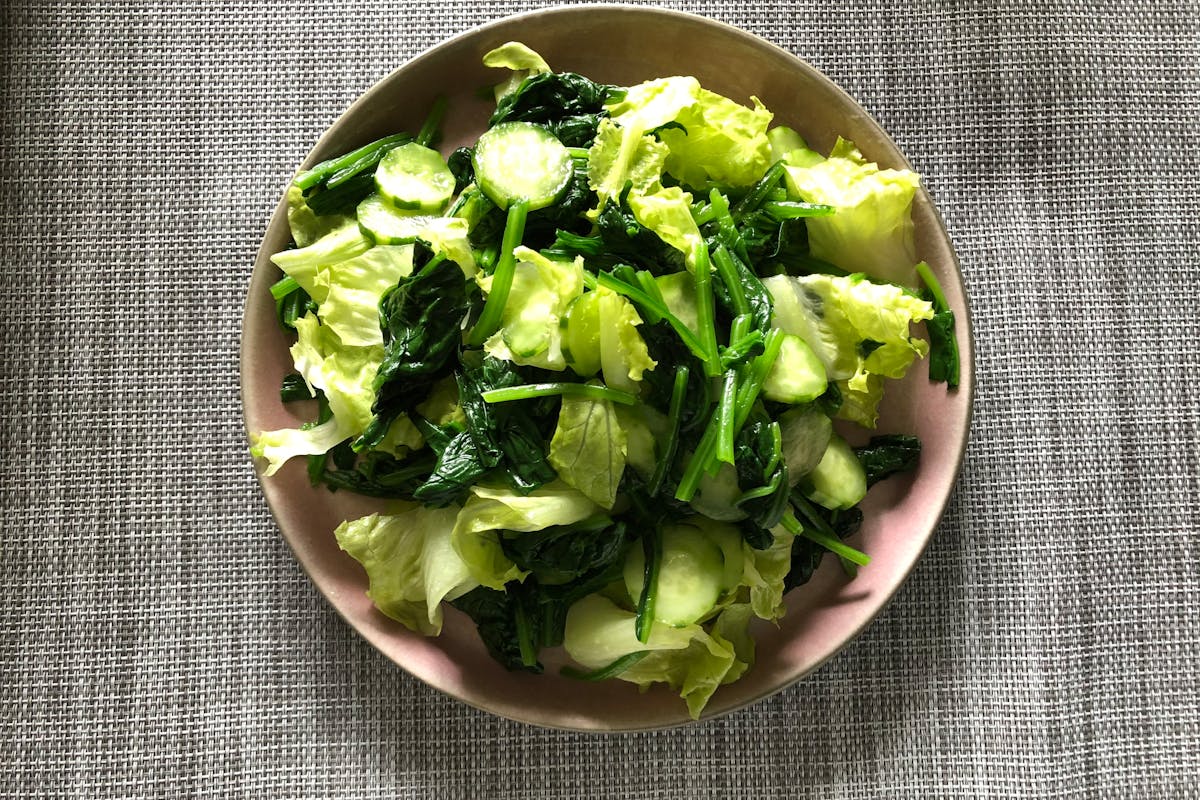piatto di verdure