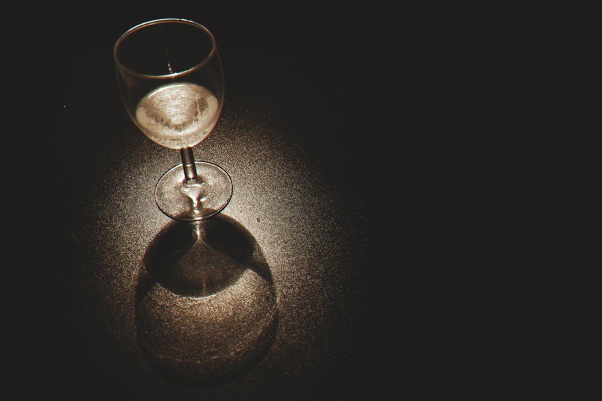 bicchiere di vino bianco
