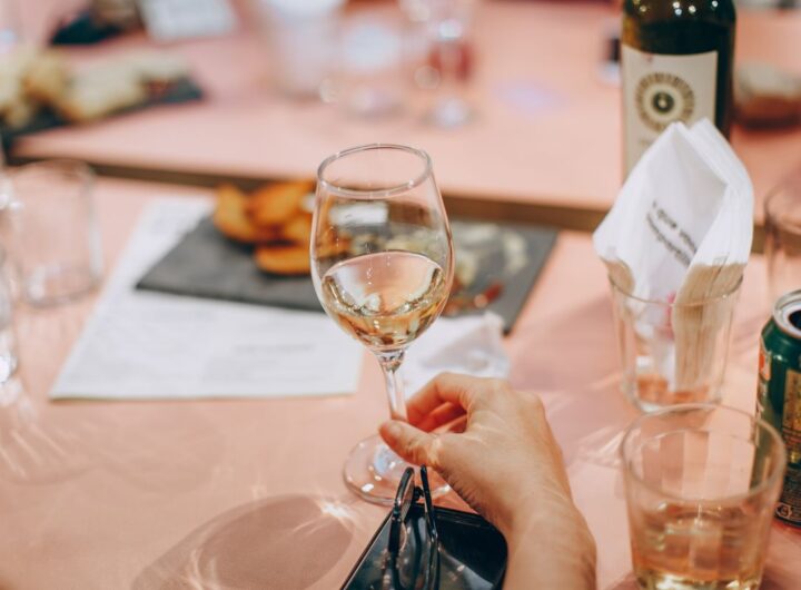 bicchiere di vino bianco