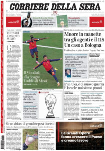 La rassegna stampa e le prime pagine dei giornali di oggi 20 luglio