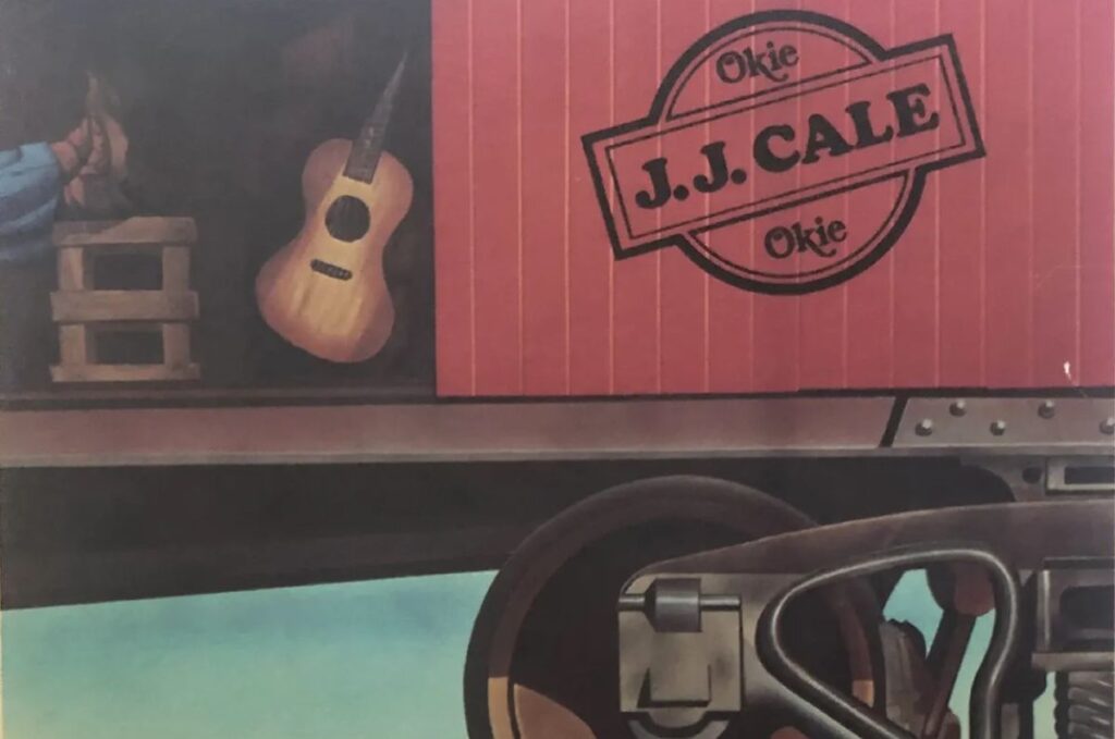 Un particolare della copertina di Okie, album di JJ Cale pubblicato nel 1973