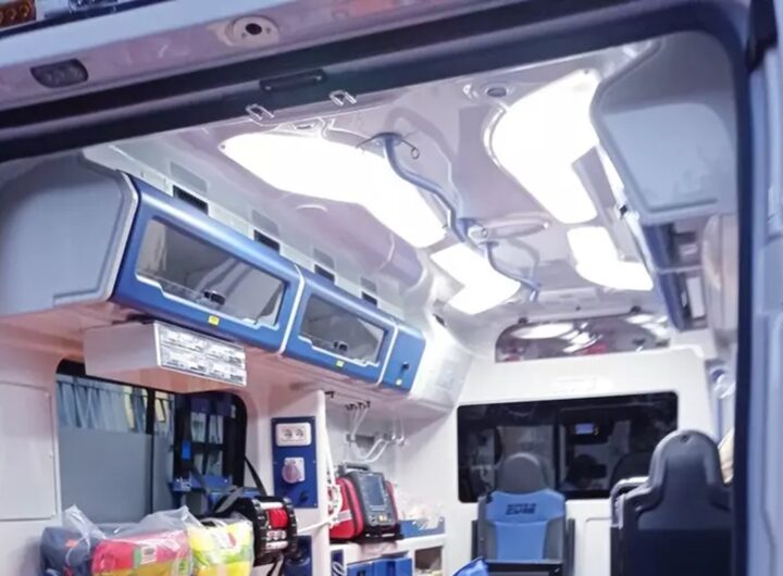 Un'ambulanza