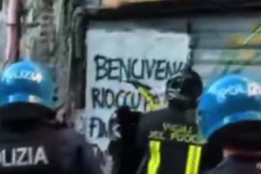 Centro sociale sgombero