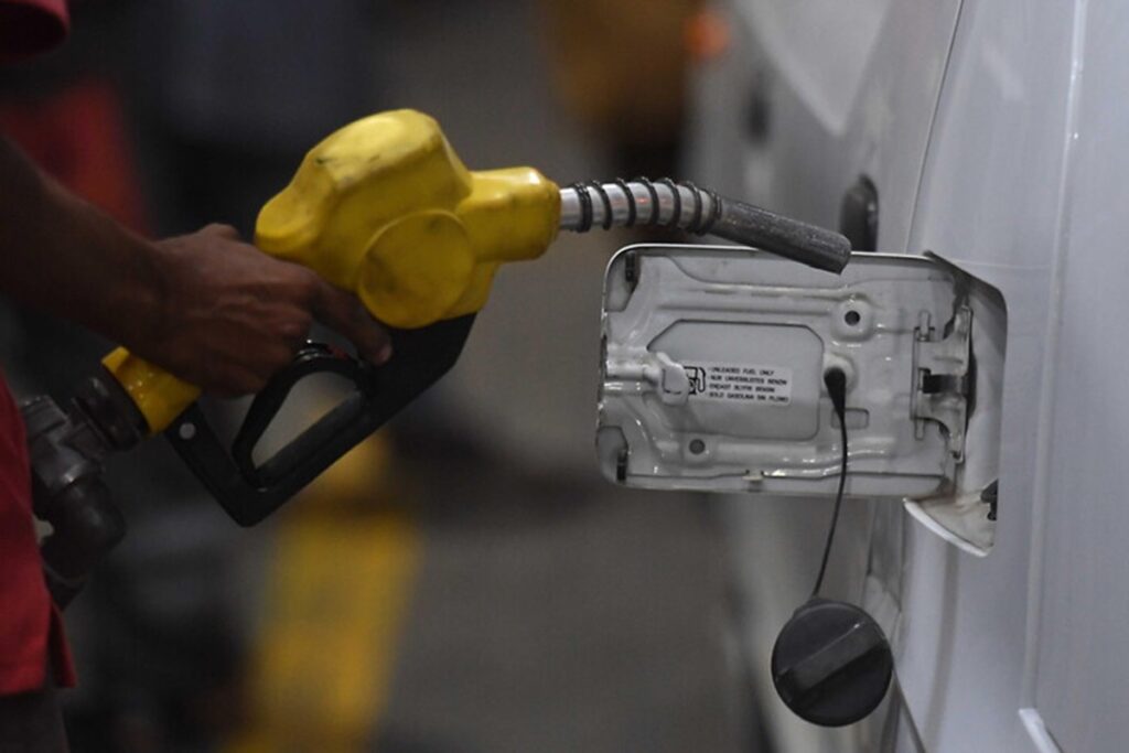 Una pompa di benzina