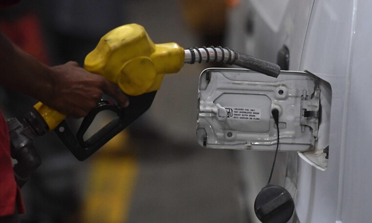 Una pompa di benzina