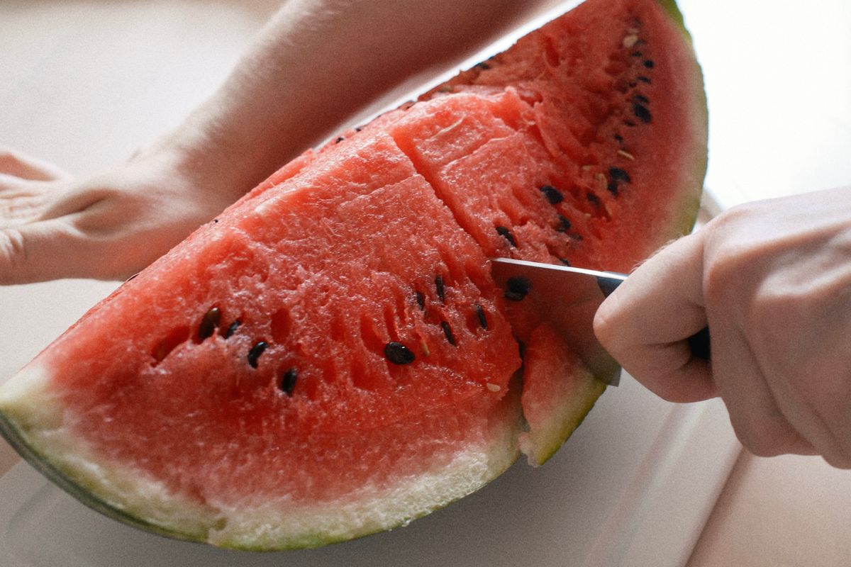 una fetta di cocomero