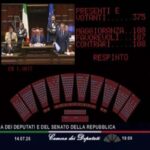 Tabellone della Camera con franchi tiratori