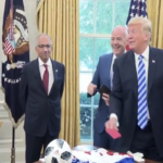 Donald Trump con Infantino alla Casa Bianca